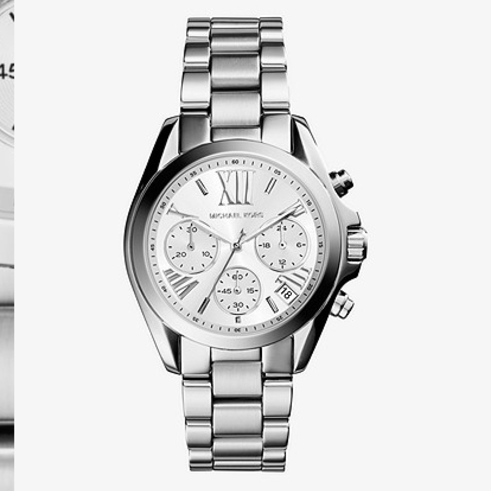 Michael Kors Bradshaw Silver tone Watch